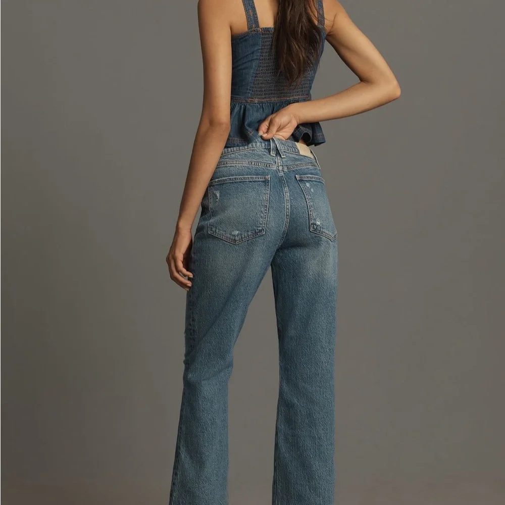 Pistola Ally High Rise Crop Flare Jeans- Never Worn! - Picture 3 of 8